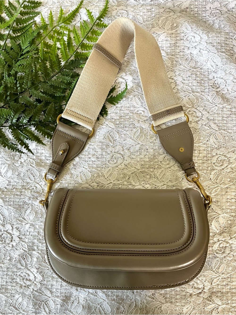 Zara Tan Chunky Shoulder Bag